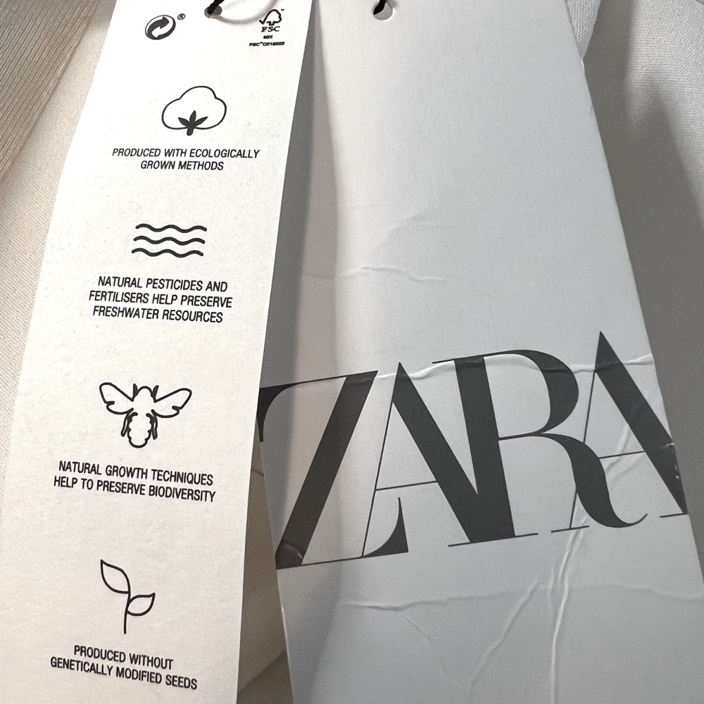 Zara Size L NWT Ivory Long Sleeve Back Vent Blazer Jumpsuit Romper (0432) - Picture 11 of 15